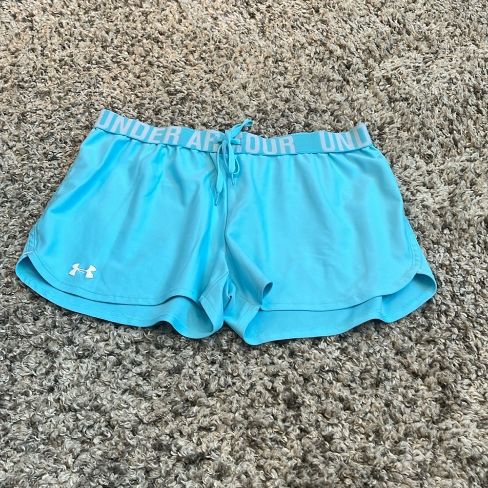 Under Armour Teal Athletic Shorts
